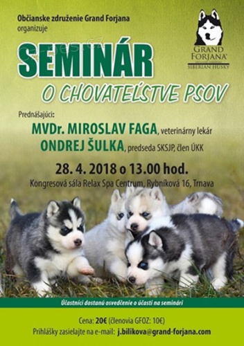 Semin�� o chovatelstv� ps�