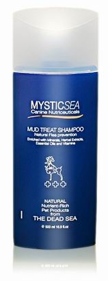 �ampon pro psy obsahuj�c� bahno a soli z Mrtv�ho mo�e