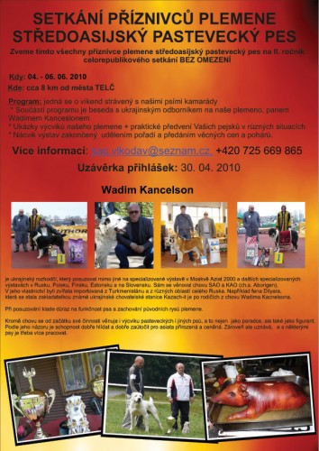 St�edoasijsk� pasteveck� pes - POZV�NKA